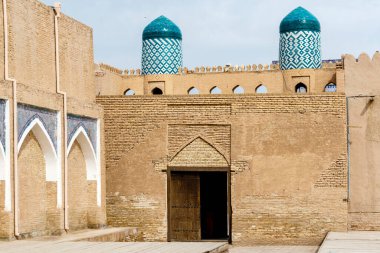 Khiva, Özbekistan, Orta Asya 'daki Kuhna Ark kalesi.