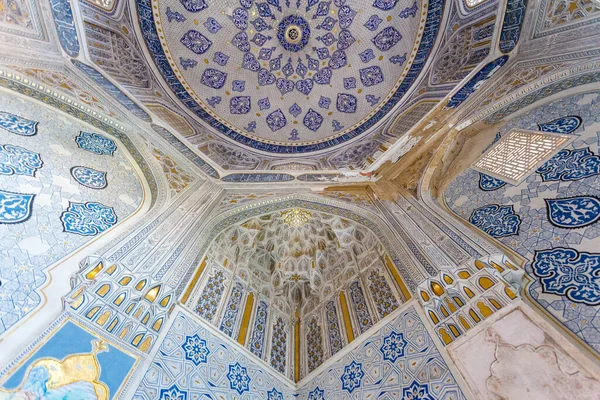 Interior Del Conjunto Shah Zinda Samarcanda Uzbekistán Asia Central — Foto de Stock