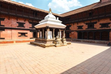 Patan, Lalitpur, Katmandu Vadisi, Nepal, Asya 'daki Kraliyet Sarayı' nın avlusu.