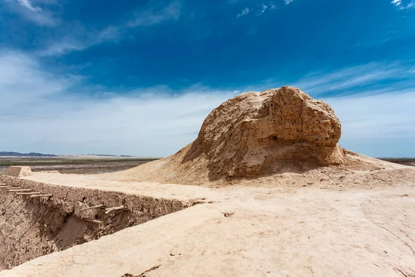 Ruinas Topraq Kala Uzbekistán Asia Central — Foto de Stock