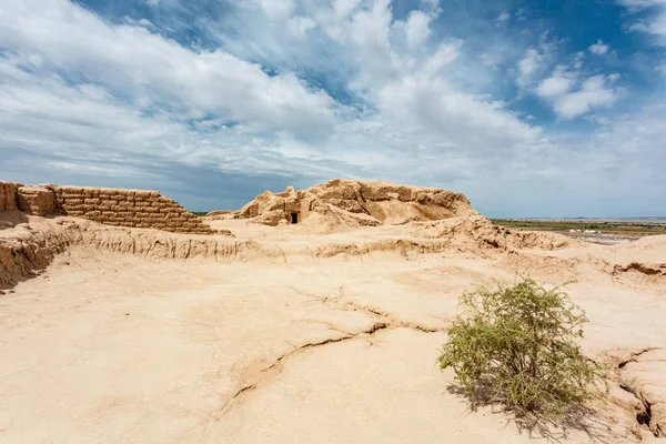 Ruinas Topraq Kala Uzbekistán Asia Central — Foto de Stock