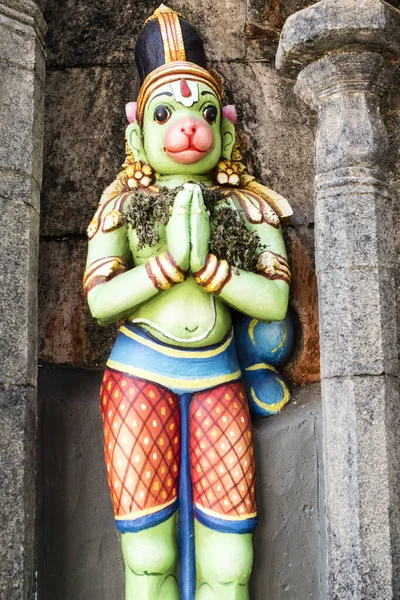 타밀나 2015 루치라 사원에 힌두교 신하누만의 조각상 2015 — 스톡 사진