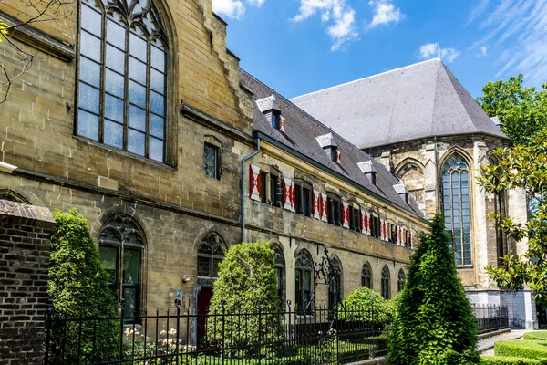 Buiten Het Kruisheren Hotel Een Voormalig Gotisch Klooster Maastricht Limburg — Stockfoto