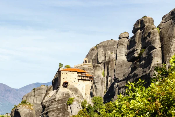 Vue Monastère Saint Nicolas Anapafsas Meteora Grèce Europe — Photo