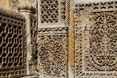 Kothari 'den Patwa Haveli' nin (Patwon ki Haveli in Jaisalmer, Rajasthan, Hindistan, Asya