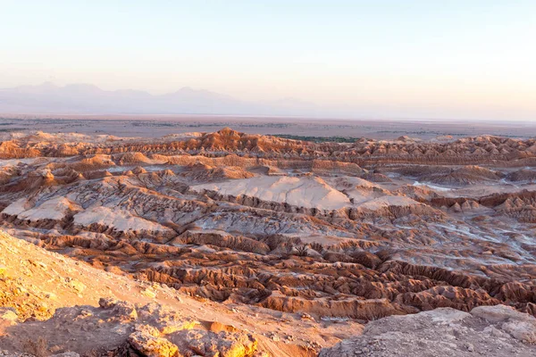 Sunset Valle Luna Moon Valley Atacama Desert North Chile South — Stock Photo, Image