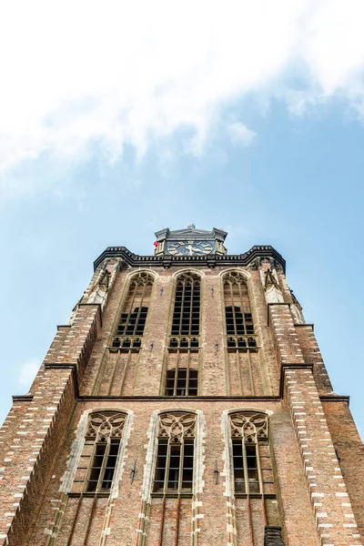 Toren Van Minster Van Dordrecht Onze Lieve Vrouwekerk Zuid Holland — Stockfoto