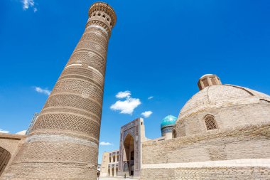 Buhara, Özbekistan, Orta Asya 'daki Büyük Kalon Minaresi