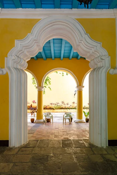 Interior Museo Arte Colonial Spanish Colonial City Palace Plaza Catedral — Stock Fotó