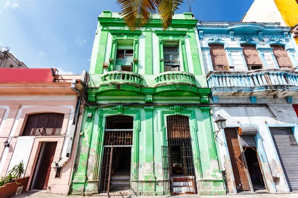 Havana Vieja Havana Küba Karayipler Kuzey Amerika Sokakları — Stok fotoğraf