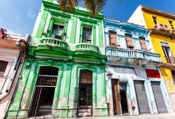 Havana Vieja Havana Küba Karayipler Kuzey Amerika Sokakları — Stok fotoğraf