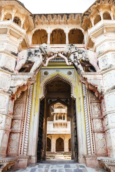 Puerta Entrada Del Palacio Bundi Rajastán India Asia — Foto de Stock