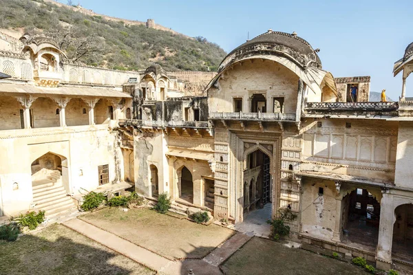 Courtyard Maharaja Palace Bundi Rajasthan India Asia —  Fotos de Stock