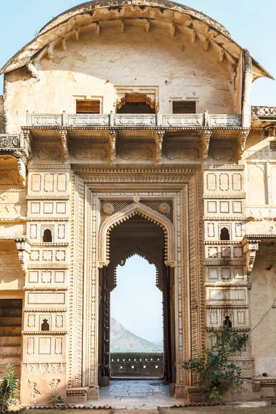 Entrance Gate Bundi Palace Rajasthan India Asia — Foto Stock