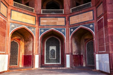 Humayun 'un Mezarı' nın dışı, Delhi, Hindistan, Asya