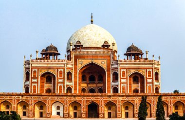 Humayun 'un Mezarı' nın dışı, Delhi, Hindistan, Asya