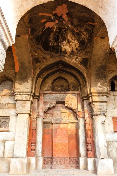 Isa Khan Mezarı Nın Dışı Humayun Mezar Tesisi Delhi Hindistan — Stok fotoğraf