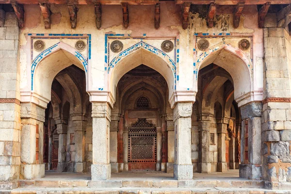 Exterior Isa Khan Tomb Humayun Tomb Complex Delhi India Asia — Foto Stock