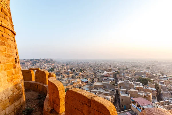 Visa Staden Jaisalmer Från Jaisalmer Fästning Rajasthan Indien Asien — Stockfoto
