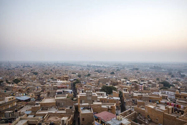 Προβολή Στην Πόλη Jaisalmer Από Jaisalmer Φρούριο Rajasthan Ινδία Ασία — Φωτογραφία Αρχείου