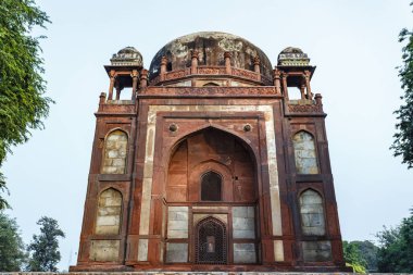 Babur 'un Delhi, Hindistan ve Asya' daki Humayun 'un lahit kompleksindeki mezarı.