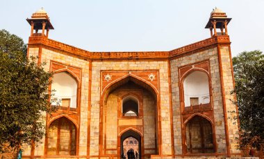Entrance gate of Humayun's Tomb, Delhi, India, Asia