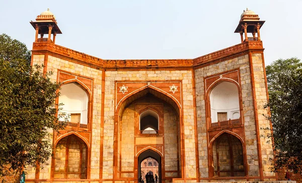 Entrance Gate Humayun Tomb Delhi India Asia — Foto Stock