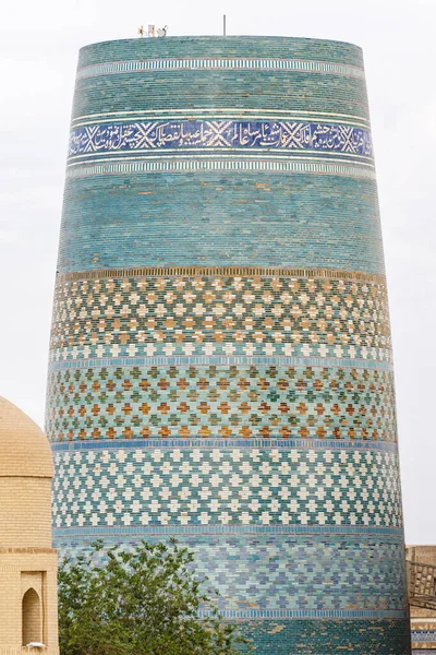 Khiva ウズベキスタン 中央アジアのカルタ マイナー ミナレット — ストック写真
