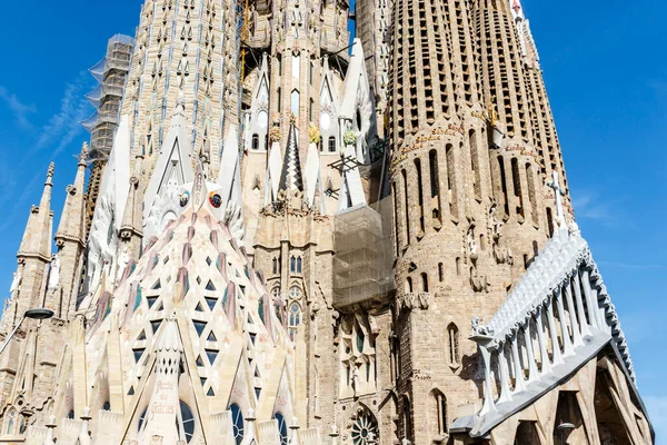 Exterior Sagrada Familia Basílica Sagrada Familia Barcelona Cataluña España —  Fotos de Stock