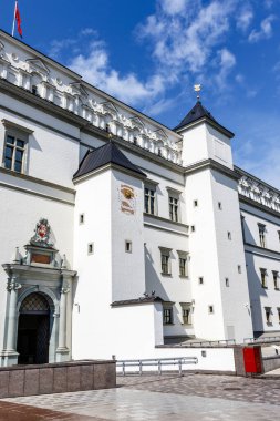 Litvanya 'nın Vilnius, Litvanya, Avrupa' daki Büyük Dükler Sarayı 'nın dışında.
