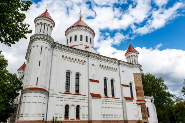 Vilnius, Litvanya, Avrupa 'daki Kutsal Meryem Ana' nın Ortodoks Katedrali 'nin dışı.