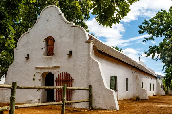 Gebouwen Met Een Nederlands Geveldak Babylonstoren Stellenbosch West Kaap Zuid — Stockfoto