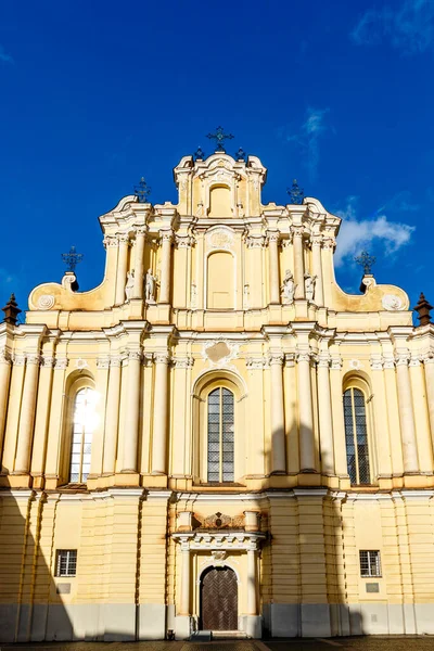 Binnenplaats Van Universiteit Van Vilnius Gelegen Oude Stad Van Vilnius — Stockfoto