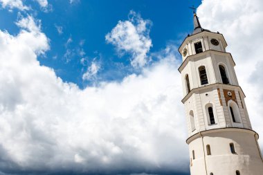 Vilnius Katedrali 'nin çan kulesi, Litvanya, Avrupa
