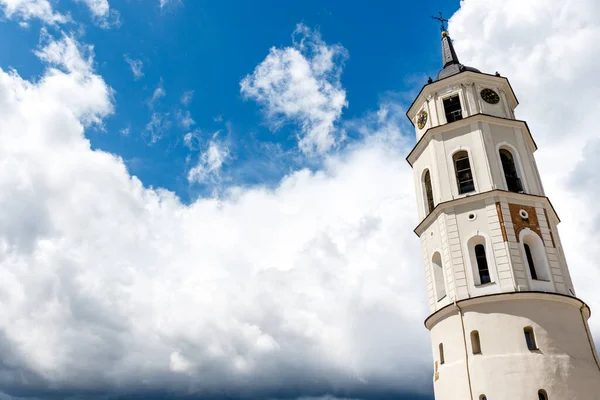 Vilnius Katedrali Nin Çan Kulesi Litvanya Avrupa — Stok fotoğraf