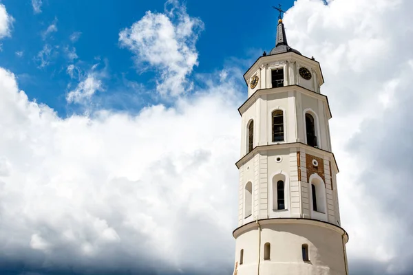 Campanile Della Cattedrale Vilnius Lituania Europa — Foto Stock