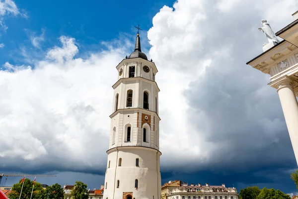 Bell Tower Vilnius Cathedral Lithuania Europe — Stock Photo, Image