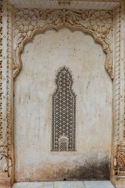 Jodhpur, Rajasthan, Hindistan ve Asya 'daki Mehrangarh Kalesi' nin dışında.