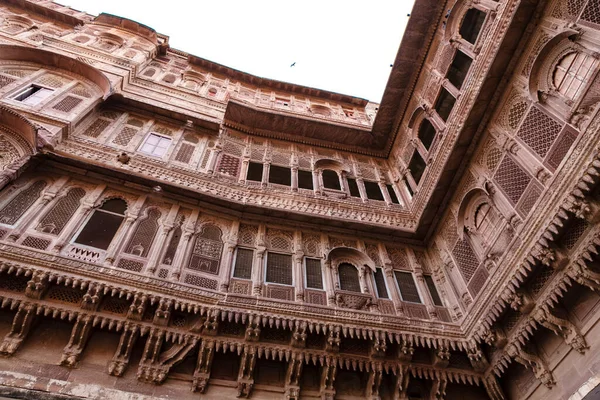 Wnętrze Fortu Mehrangarh Jodhpur Rajasthan Indie Azja — Zdjęcie stockowe