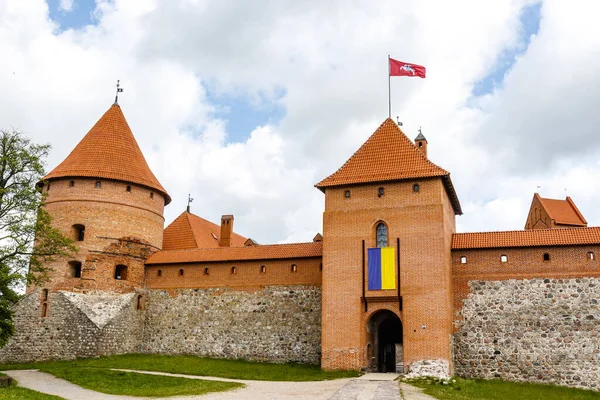 Exteriér Hradu Trakai Trakai Litva Evropa — Stock fotografie