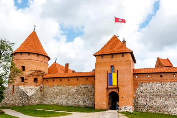 Exteriér Hradu Trakai Trakai Litva Evropa — Stock fotografie