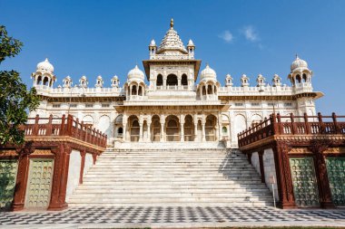 Jaswant Thada 'nın dış cephesi Jodhpur, Rajasthan, Hindistan