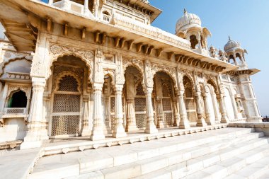 Jaswant Thada 'nın dış cephesi Jodhpur, Rajasthan, Hindistan