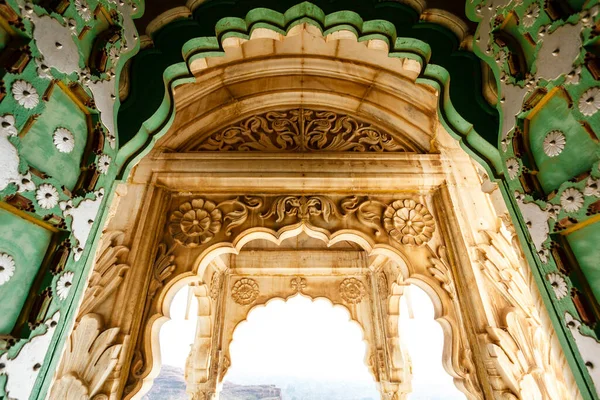Portas Ornamentadas Entrada Jaswant Thada Cenotaph Jodhpur Rajasthan Índia — Fotografia de Stock