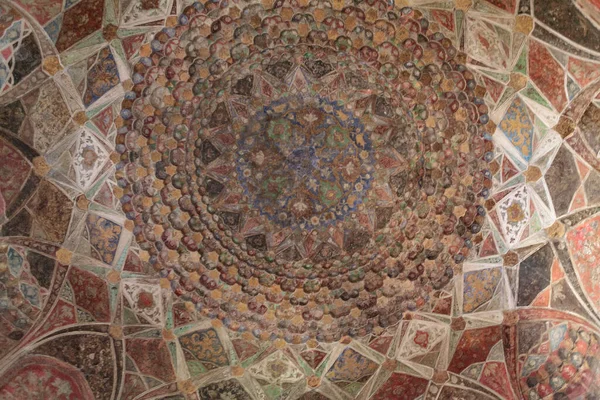 Riche Intérieur Décoré Chini Rauza Tombeau Chinois Agra Uttar Pradesh — Photo