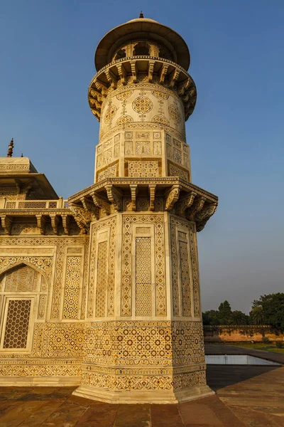 Exterior Itimad Daulah Mausoleum Agra Uttar Pradesh India Asia — Stock Photo, Image