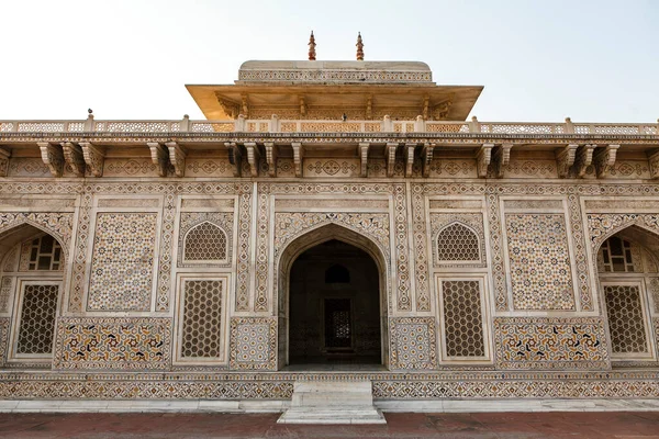 Exterior Itimad Daulah Mausoleum Agra Uttar Pradesh India Asia — Fotografia de Stock