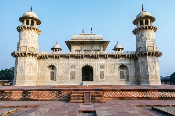 Exterior Mausoléu Itimad Daulah Agra Uttar Pradesh Índia Ásia — Fotografia de Stock