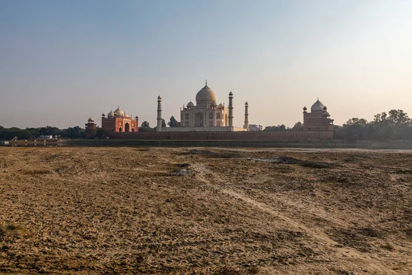 Uitzicht Taj Mahal Agra Uttar Pradesh India Azië — Stockfoto