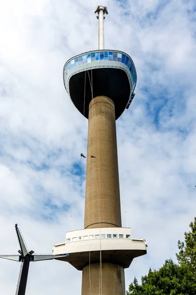 Wnętrze Wieży Euromaast Rotterdamie Holandia Europa — Zdjęcie stockowe
